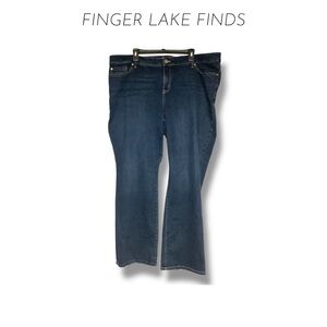 Torrid Dark Blue Stretch Flare Jeans, 24R